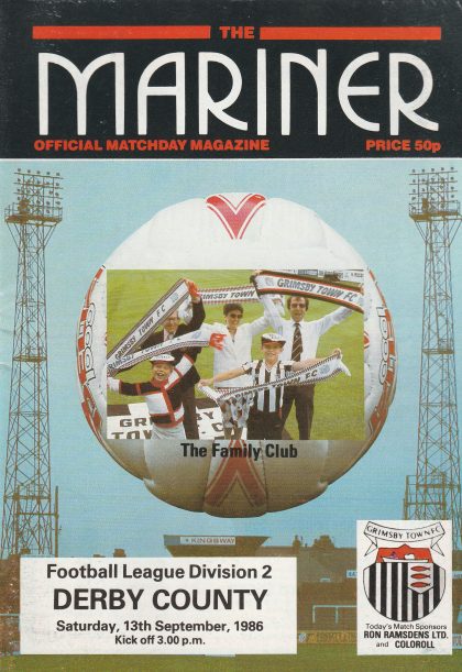 Grimsby Town v Derby County  13-Sep-1986