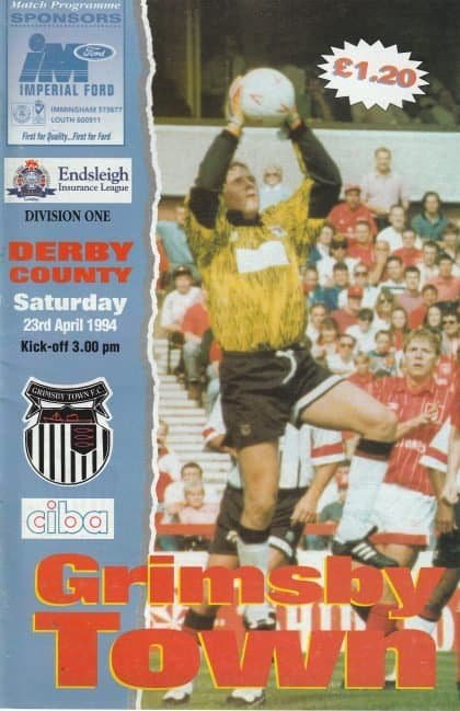 Grimsby Town v Derby County    23-Apr-1994