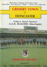 Grimsby Town v Doncaster Rovers  03-Mar-1990