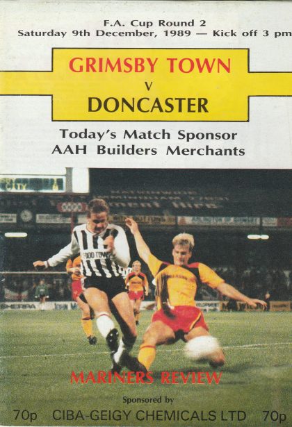 Grimsby Town v Doncaster Rovers  09-Dec-1989