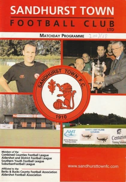 Sandhurst Town v Dorking  14-Apr-2007