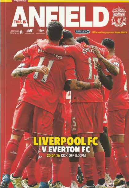 Liverpool v Everton 20-Apr-2016