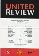 Manchester United Reserves v Everton Reserves 23-Jan-2003