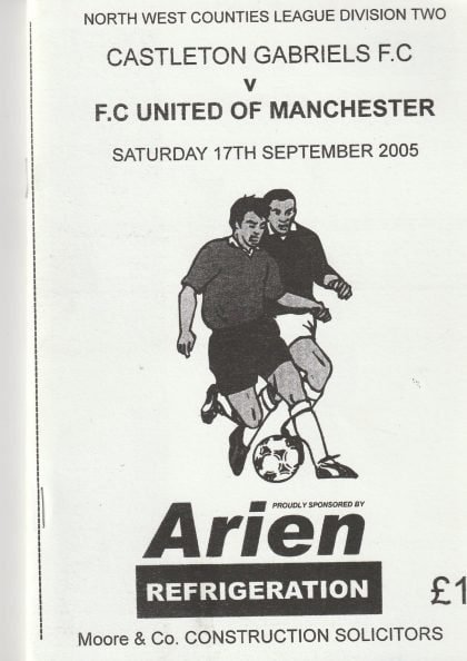 Castleton Gabriels v FC United of Manchester  17-Sep-2005