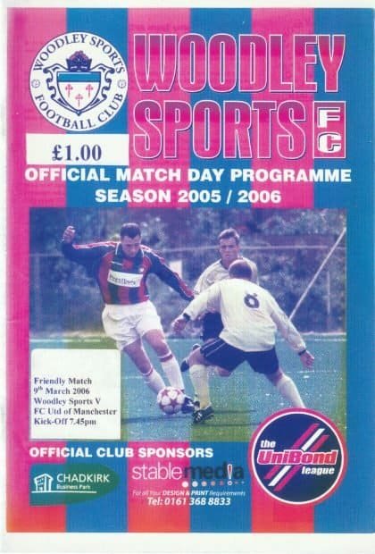 Woodley Sports v FC United of Manchester  09-Mar-2006