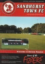 Sandhurst Town v Horley Town  25-Apr-2013