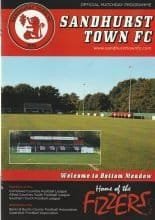 Sandhurst Town v Hounslow United  30-Nov-2013