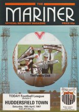 Grimsby Town v Huddersfield Town 18-Apr-1987