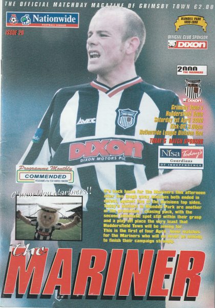 Grimsby Town v Huddersfield Town 01-Apr-2000