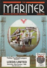 Grimsby Town v Leeds United  25-Oct-1986