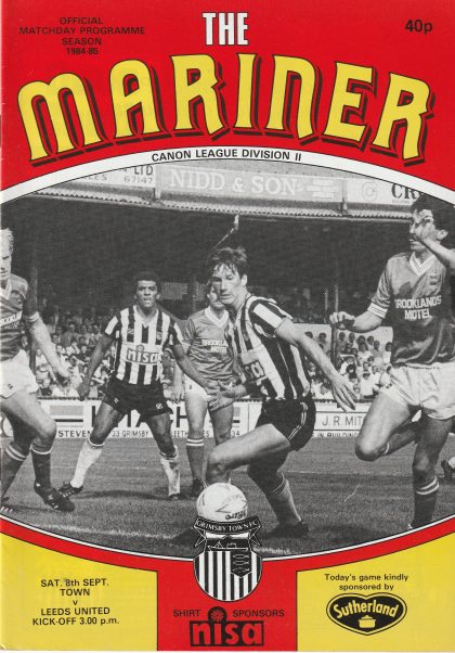Grimsby Town v Leeds United  08-Sep-1984