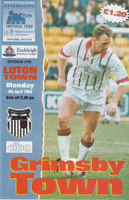 Grimsby Town v Luton Town 14-Apr-1994