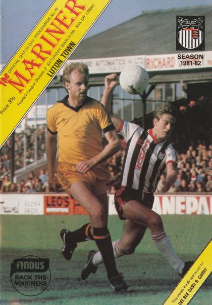 Grimsby Town v Luton Town 06-Mar-1982
