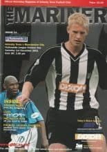 Grimsby Town v Manchester City 01-Dec-2001