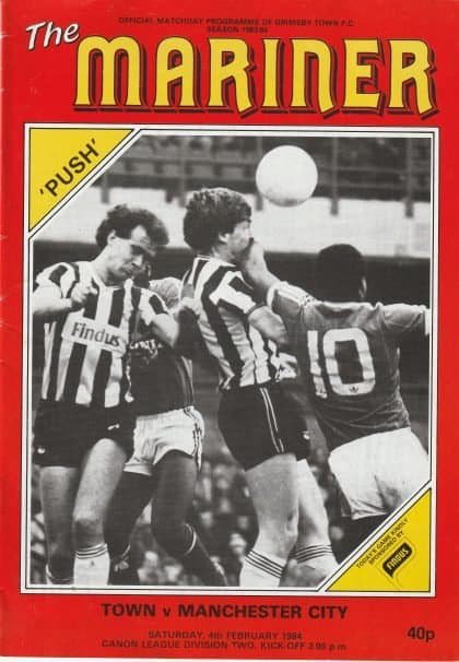 Grimsby Town v Manchester City  04-Feb-1984