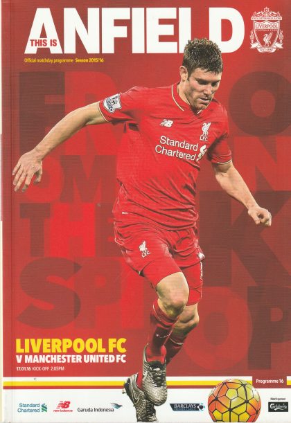 Liverpool v Manchester United 17-Jan-2016