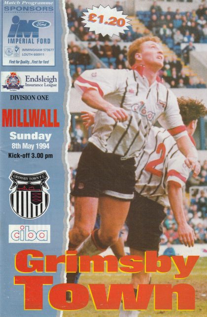 Grimsby Town v Millwall 08-May-1994