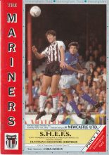 Grimsby Town v Newcastle United 21-Mar-1992