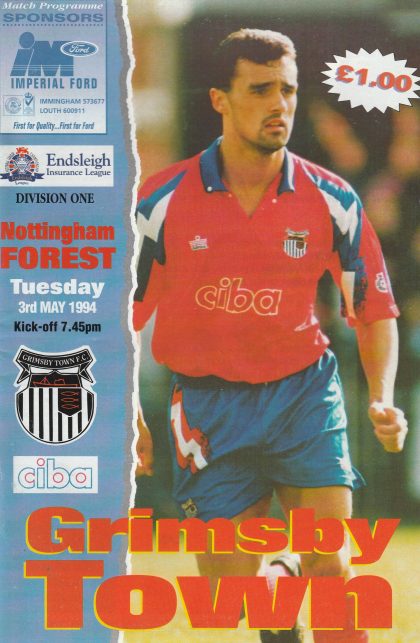 Grimsby Town v Nottingham Forest 03-May-1994