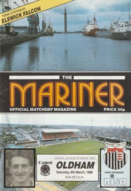 Grimsby Town v Oldham Athletic  08-Mar-1986