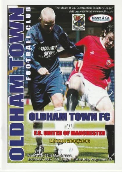 Oldham Town v FC United of Manchester  22-Mar-2006