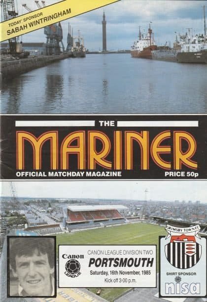 Grimsby Town v Portsmouth 16-Nov-1985