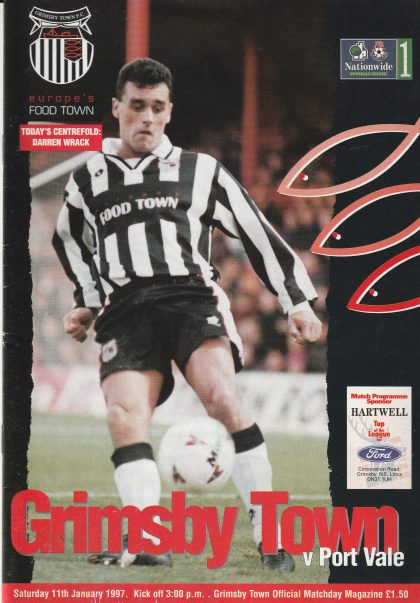 Grimsby Town v Port Vale 11-Jan-1997