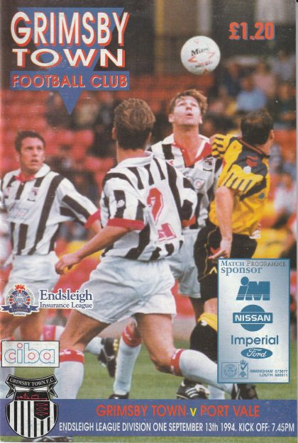 Grimsby Town v Port Vale 13-Sep-1994