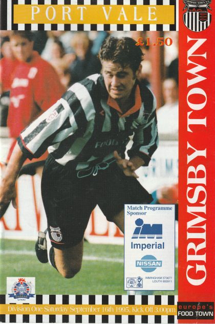 Grimsby Town v Port Vale 16-Sep-1995