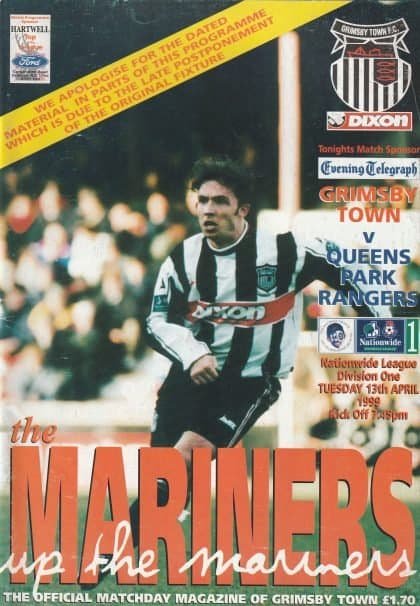 Grimsby Town v Queens Park Rangers 13-Apr-1999