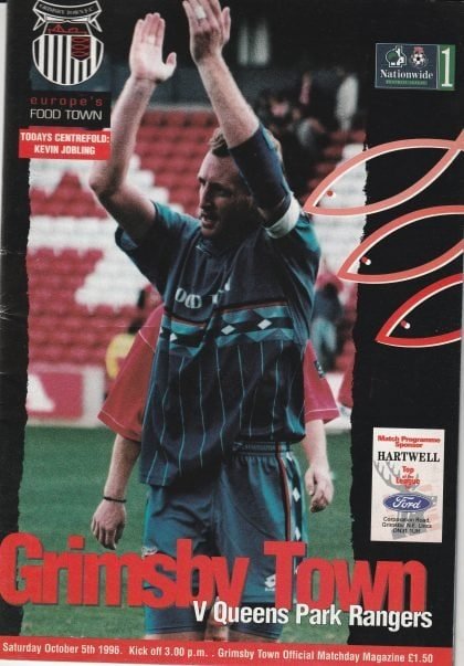 Grimsby Town v Queens Park Rangers   05-Oct-1996