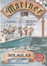 Grimsby Town v Reading  30-Mar-1991