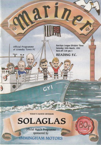 Grimsby Town v Reading  30-Mar-1991