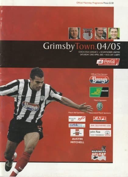 Grimsby Town v Scunthorpe United 23-Apr-2005