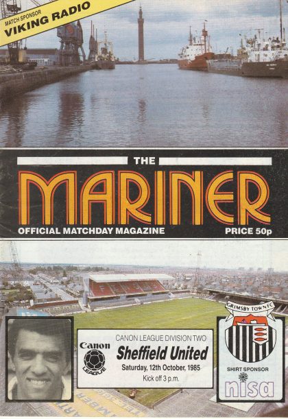 Grimsby Town v Sheffield United  12-Oct-1985