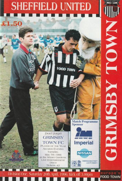Grimsby Town v Sheffield United 20-Apr-1996