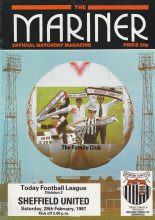 Grimsby Town v Sheffield United  28-Feb-1987