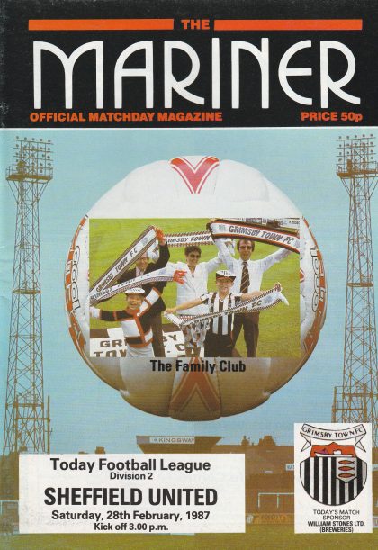 Grimsby Town v Sheffield United  28-Feb-1987