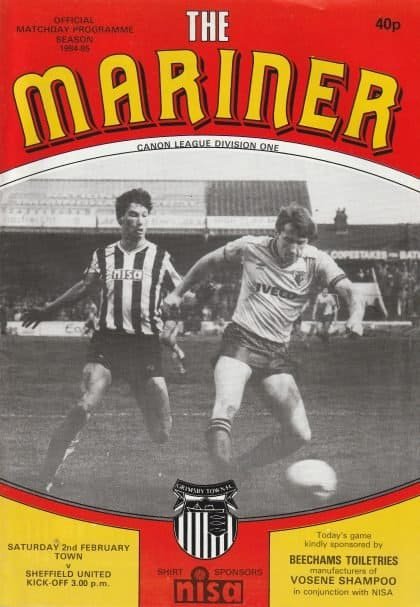 Grimsby Town v Sheffield United 02-Feb-1985