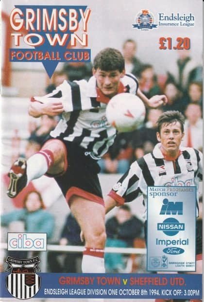 Grimsby Town v Sheffield United 08-Oct-1994