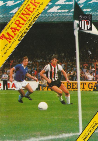 Grimsby Town v Sheffield Wednesday 26-Sep-1981