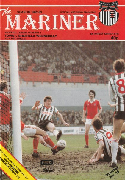Grimsby Town v Sheffield Wednesday 05-Mar-1983