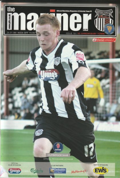 Grimsby Town v Shrewsbury Town 26-Jan-2008