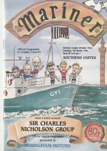 Grimsby Town v Southend United 09-Mar-1991