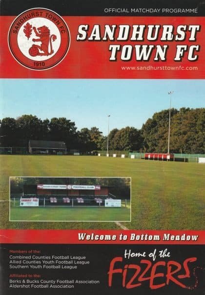 Sandhurst Town v South Park  06-Nov-2012