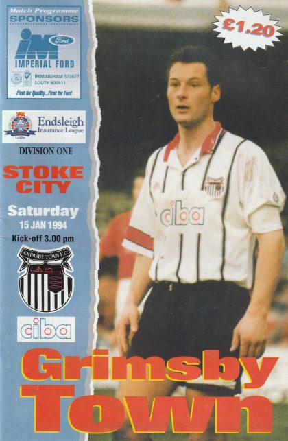 Grimsby Town v Stoke City 15-Jan-1994