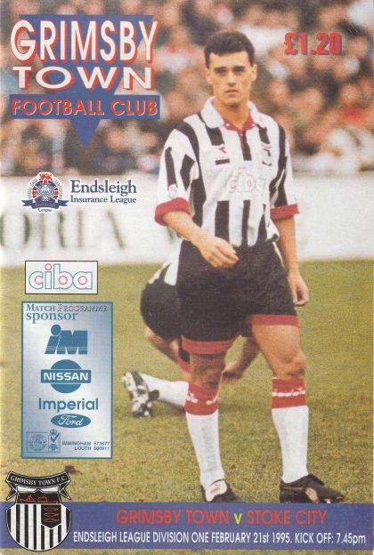 Grimsby Town v Stoke City 21-Feb-1995