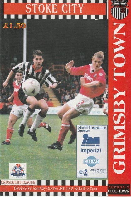 Grimsby Town v Stoke City 28-Oct-1995