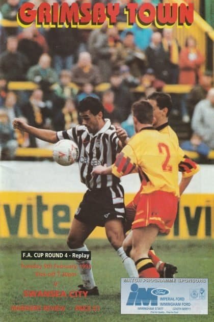 Grimsby Town v Swansea City 09-Feb-1993