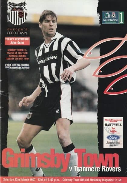 Grimsby Town v Tranmere Rovers  22-Mar-1997